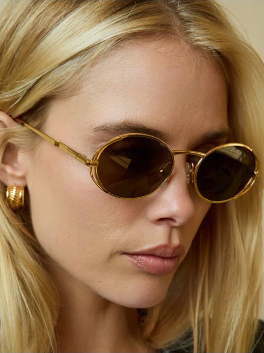 AUREUM ST. TROPEZ SUNGLASSES IN GOLD